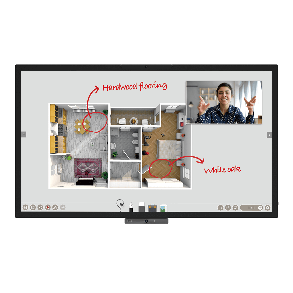 BenQ  CP6501K  | DuoBoard Corporate Interactive Flat Panel