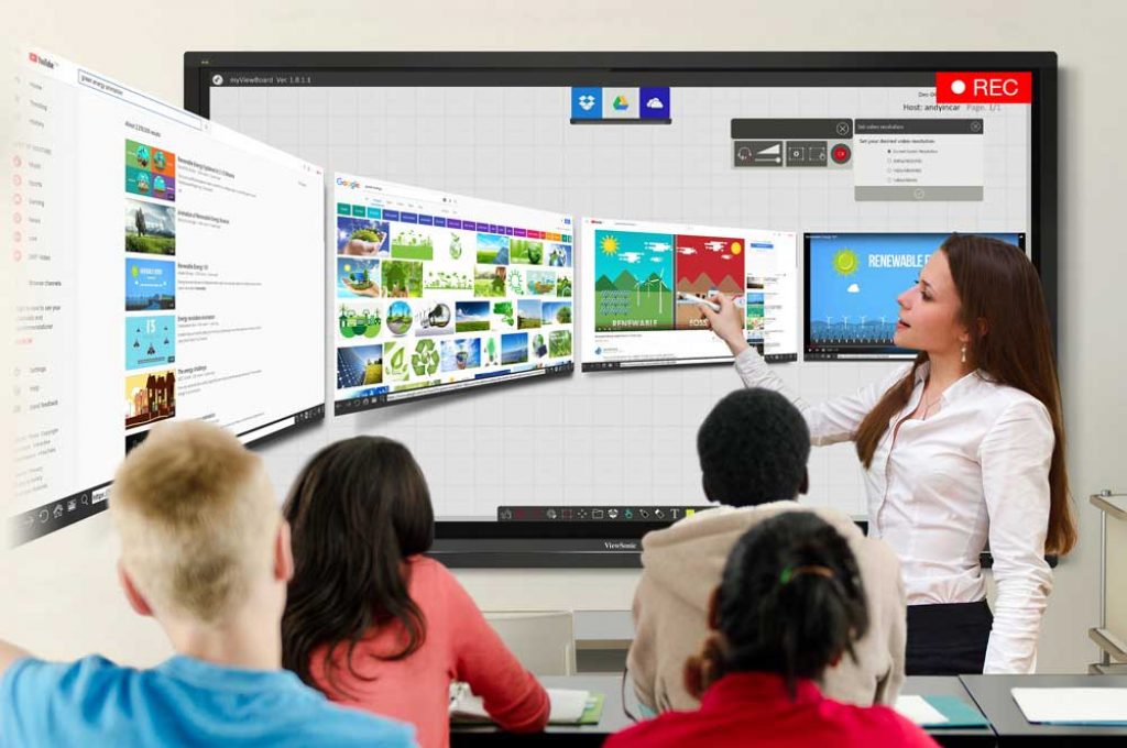 Why is ViewSonic’s intelligent interactive whiteboard Viewboard recommended by the education industry?