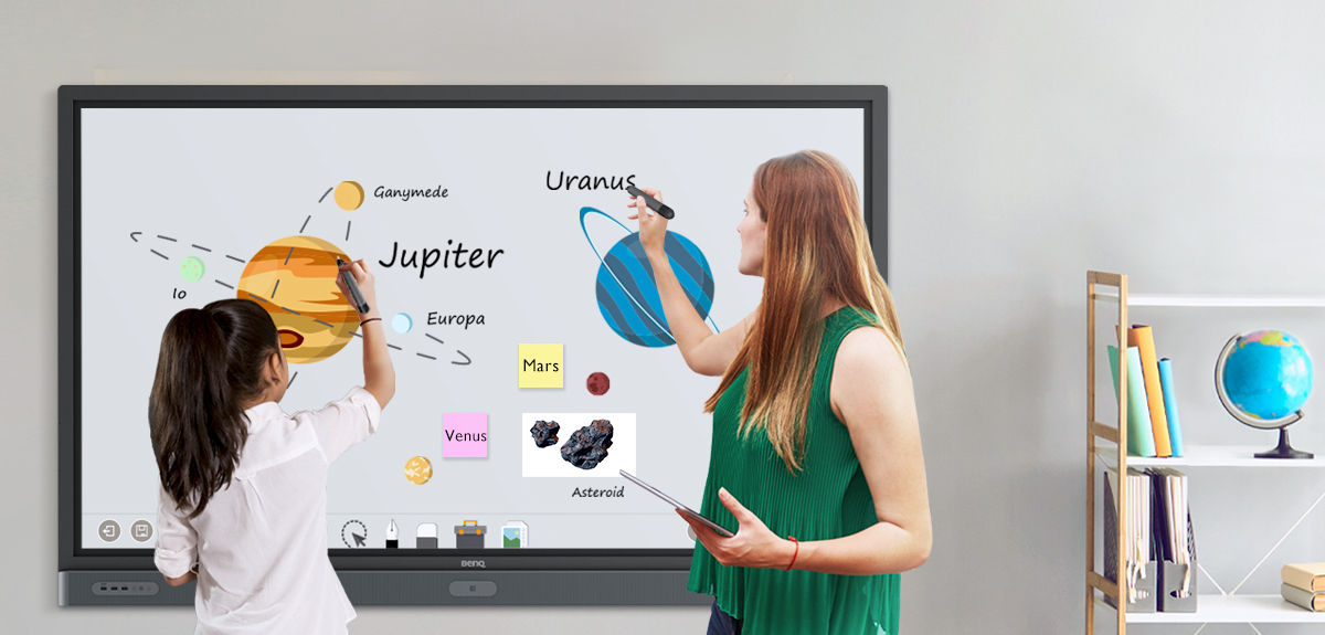 EZWrite Digital Whiteboard tool is a great help in a classroom