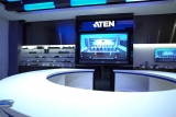 ATEN 企業展示中心使用大型觸控顯示器搭配環控系統，打造最智慧化的企業產品展示中心